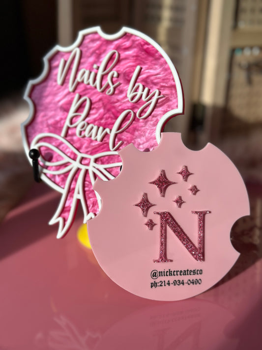 Nail Disc | Heart | Bow | Nail Disc | Nail Tech | Nail Salon | Nail salon supplies