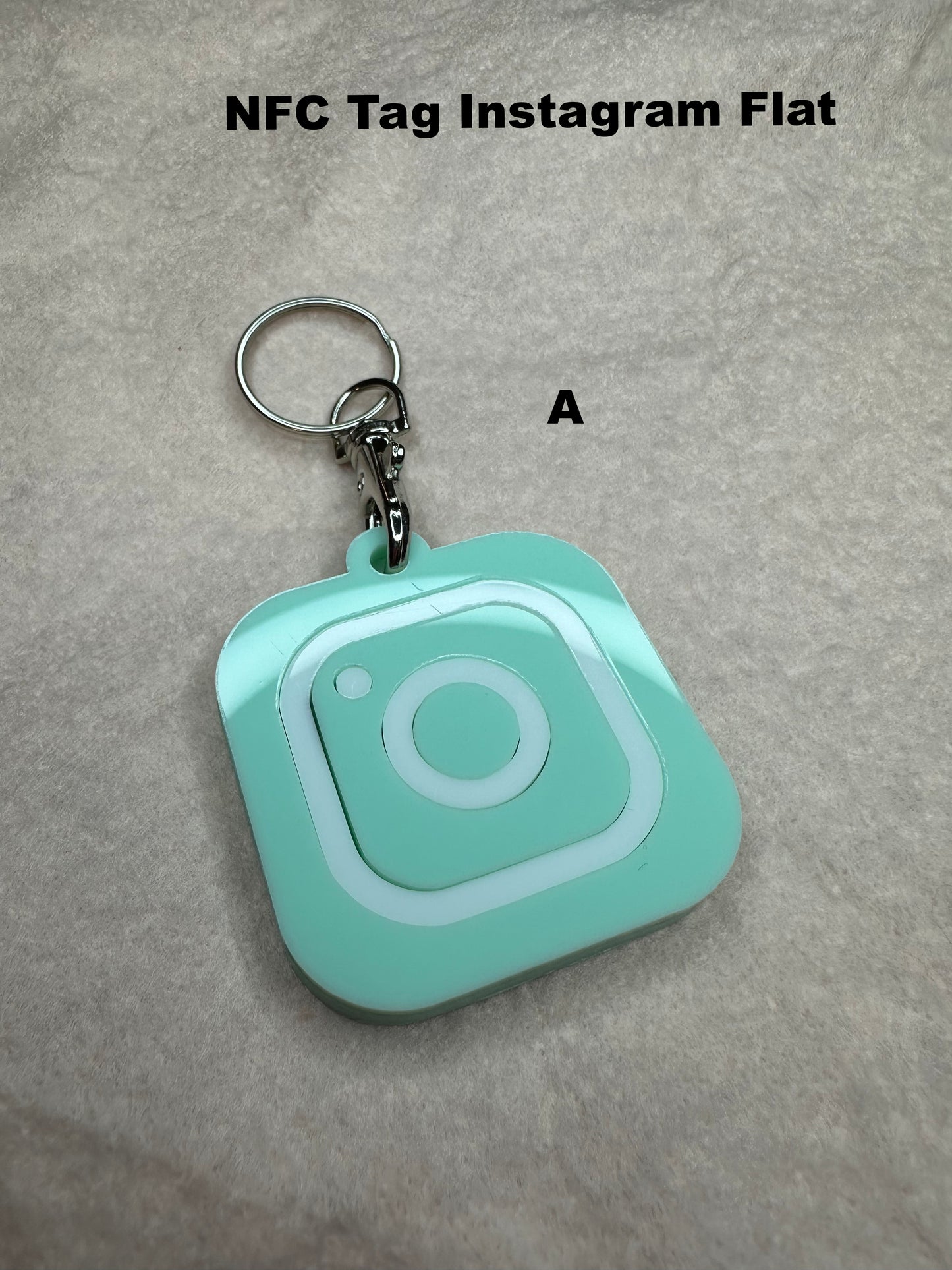 Social Media Smart NFC keychain for social media | Tap and follow | Digital business card | Payment link | Cash app | Facebook | Instagram